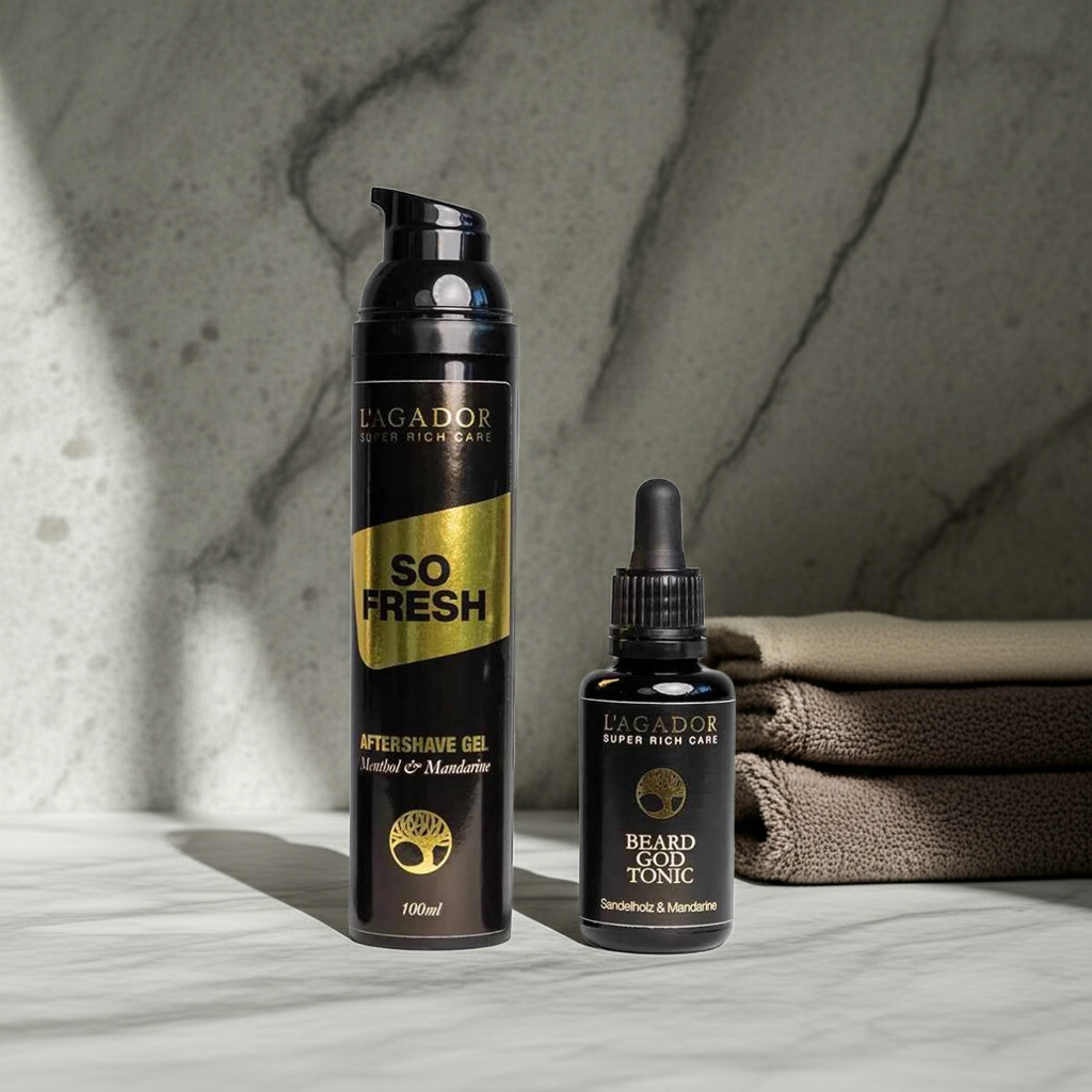 Bartpflege Set, Beard God Tonic & So Fresh